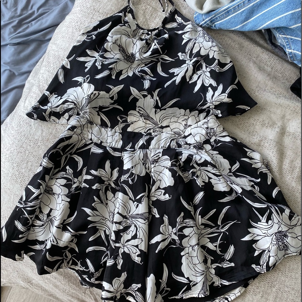 two piece skort set